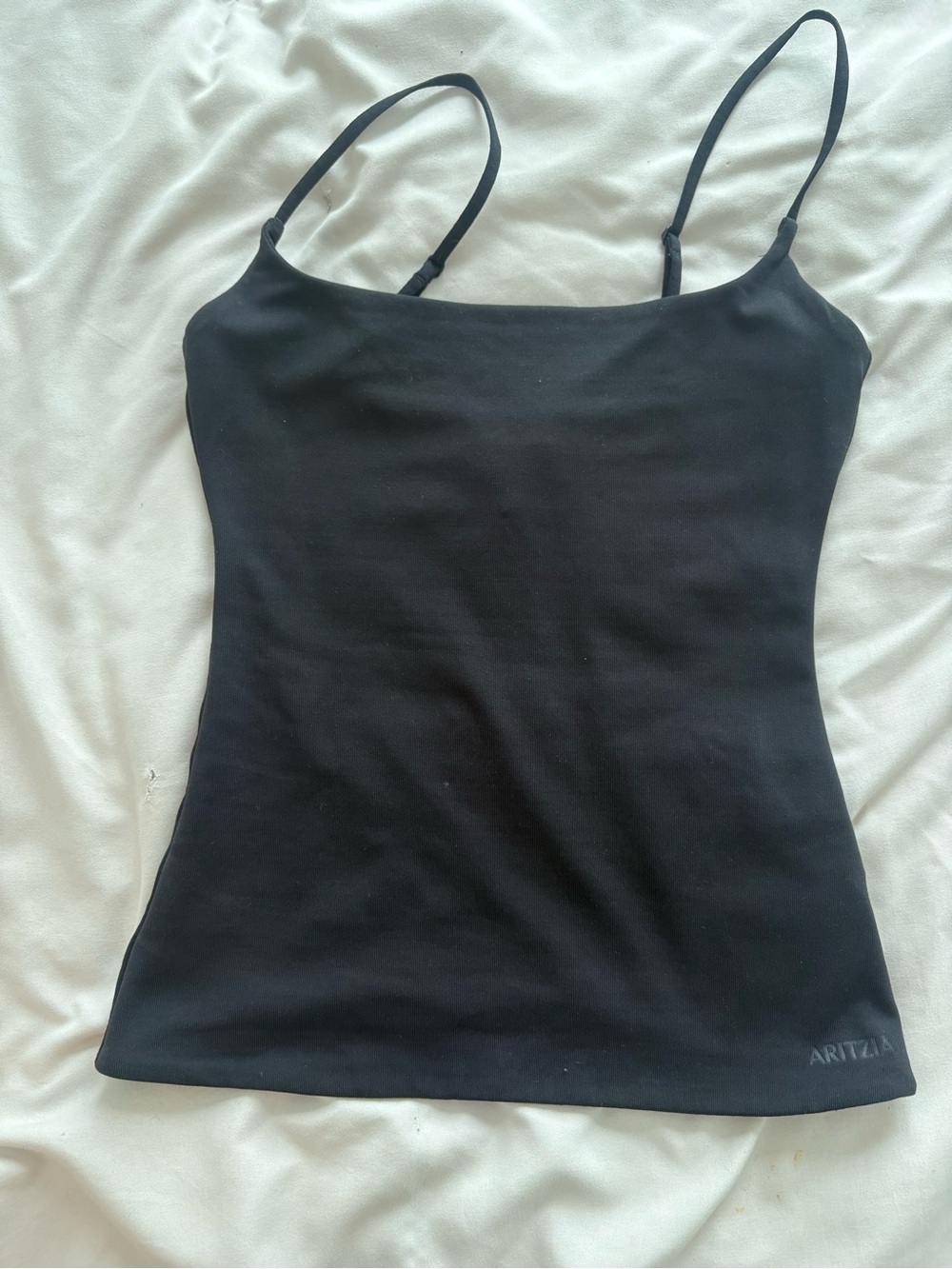 Aritzia Black Slim Spaghetti Strap Camisole